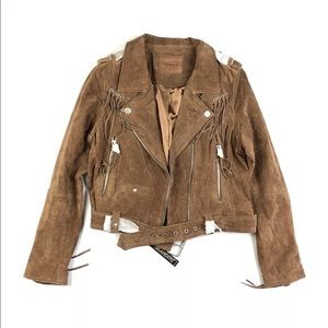 Blank NYC Suede Moto Jacket